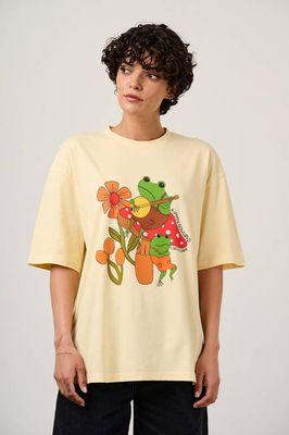 Benny - Oversized Cotton T-Shirt in Kimmy Gowland & Yak