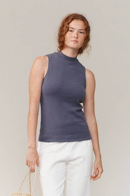 Mariposa Mock Neck Tank