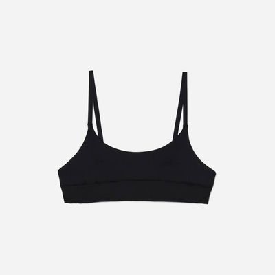 The Scoop-Neck Bikini Top | Black