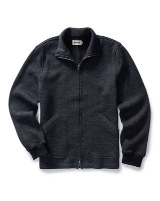 The Evans Jacket in Navy Birdseye Wool
