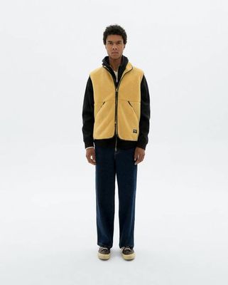 Yellow fleece Craig vest