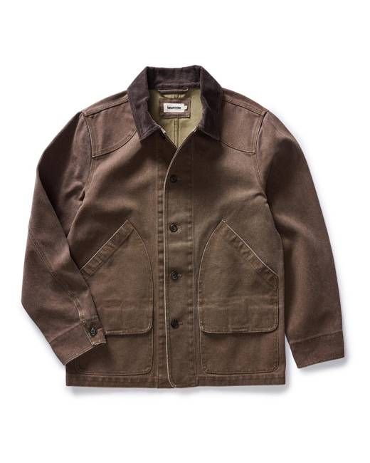 The Upland Jacket in Aged Penny Chipped Canvas