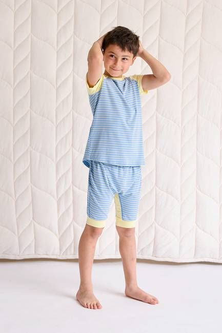 Kids T-Shirt + Sleep Short PJ Set
