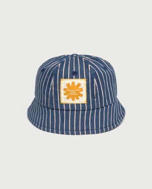 Natural dyed striped cap railway Norfeu