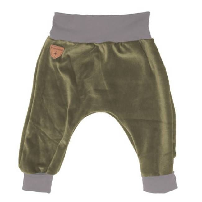 Mitwachsende Bio Nickihose Hygge mini, olive (grün) - kaufen