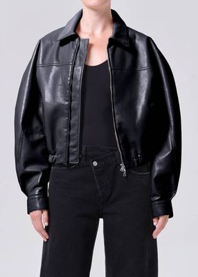 Dixon Bomber (Recycled Leather) in Detox