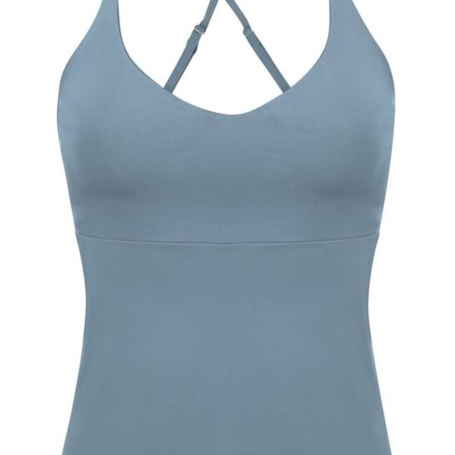 Recycling Tankini Top Nola grau - kaufen