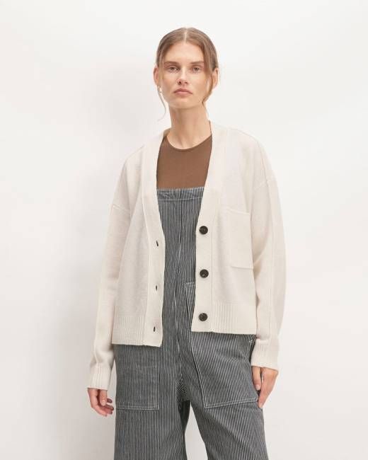The Good Merino Wool Cardigan | Bone