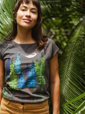 Wood Girl Cap Sleeve castlerock