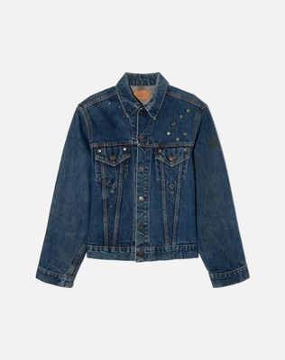 Vintage 60s Levi's Big E Type 3 Embelished Trucker Jacket - #1564