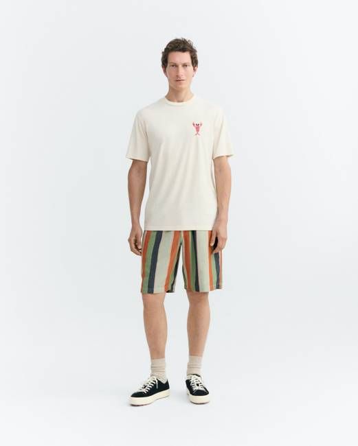 Zach lobster embroidered T-shirt