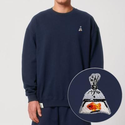 Goldfish In A Bag Sweatshirt (Unisex)