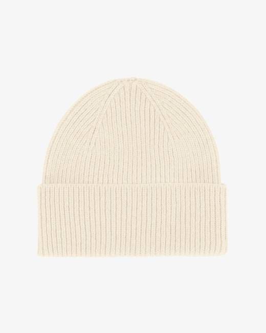 Merino Wool Beanie - Optical White