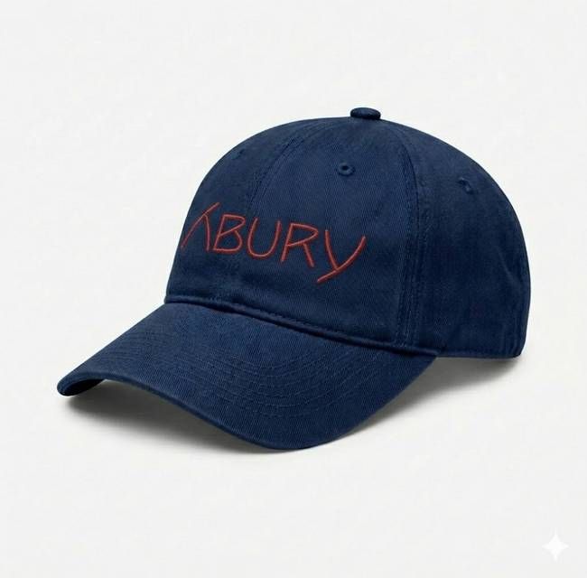 Navy Cap with ABURY Embroidery