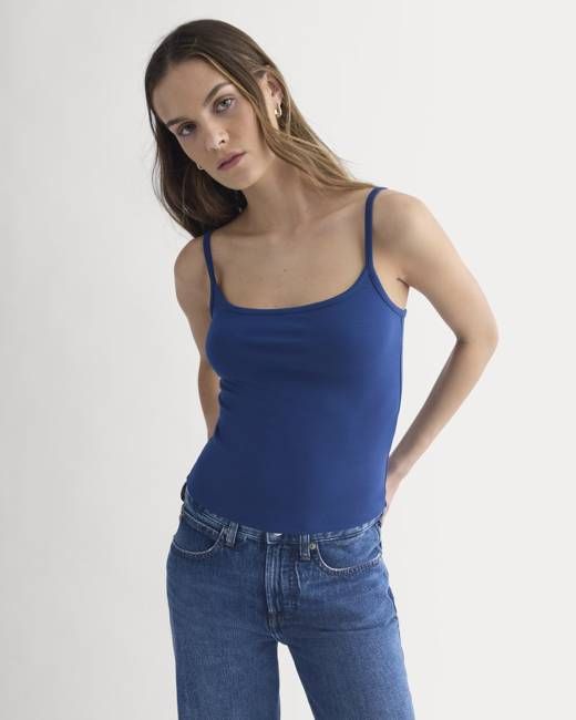 Scoopneck Cami | Estate Blue
