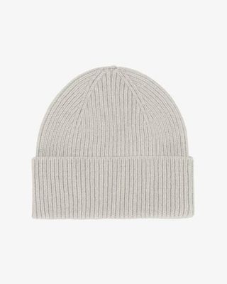 Merino Wool Beanie - Limestone Grey