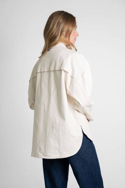 Unisex-Jacke ungefärbt