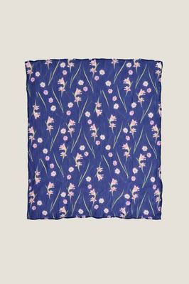 RHS Chiffon Printed Scarf 45cm x 45cm | Navy