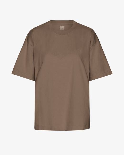Oversized Organic T-Shirt - Cedar Brown