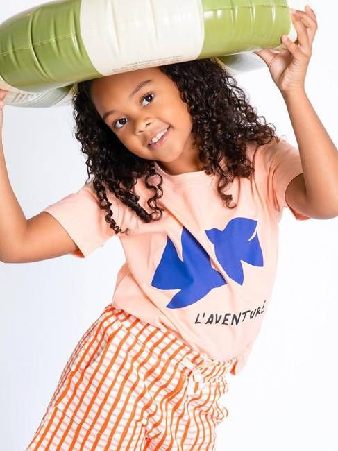 Kids' Organic Cotton Gingham Shorts