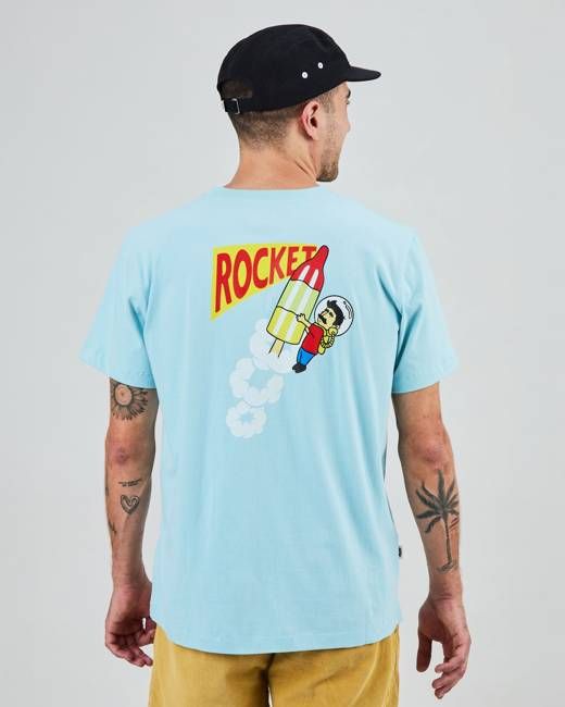 Rocket Icecream T-Shirt Blue