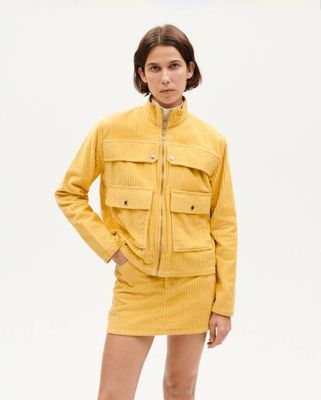 Yellow corduroy jacket Celia