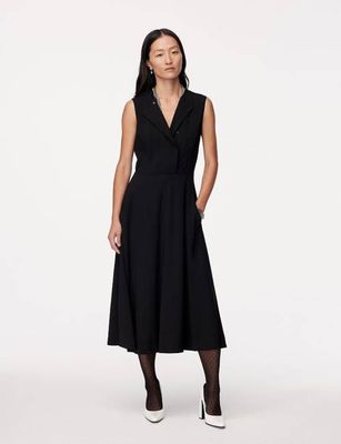 Panelled Dress | Black