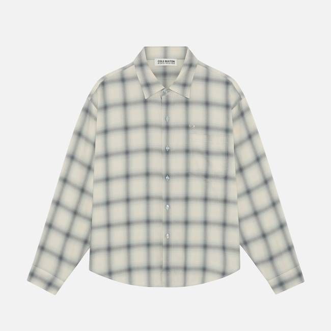 CB Dappled Check Blue Shirt