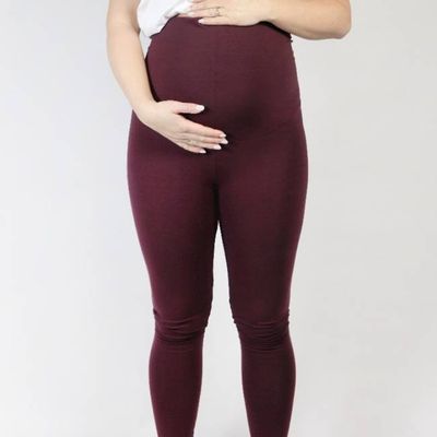 Bio Leggings Mama, aubergine - kaufen