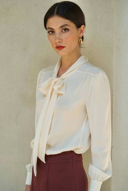 Lena Silk Blouse