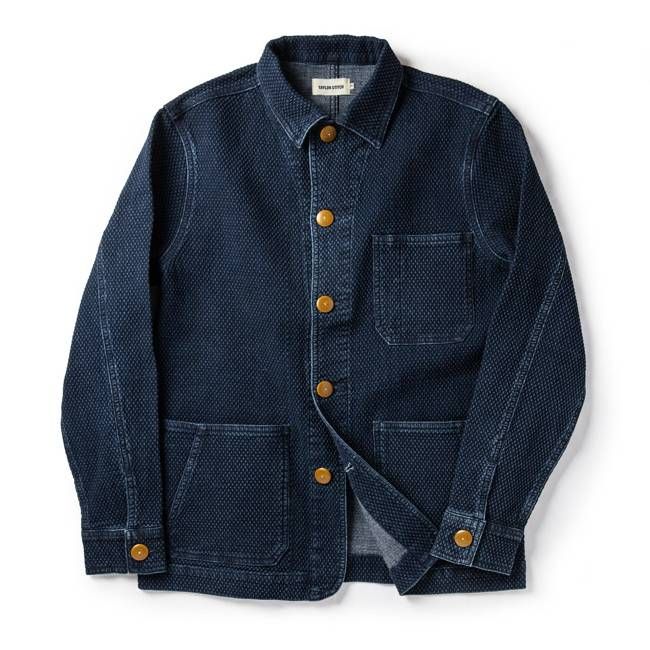 The Ojai Jacket in Indigo Diamond Plate