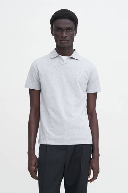 Stretch Cotton Polo T-Shirt