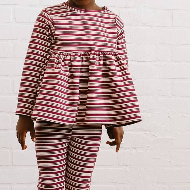 ellwood tee | plum stripe