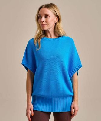 Sleeveless Knitted Flow Top