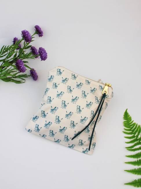Good Dog Square Zip Pouch