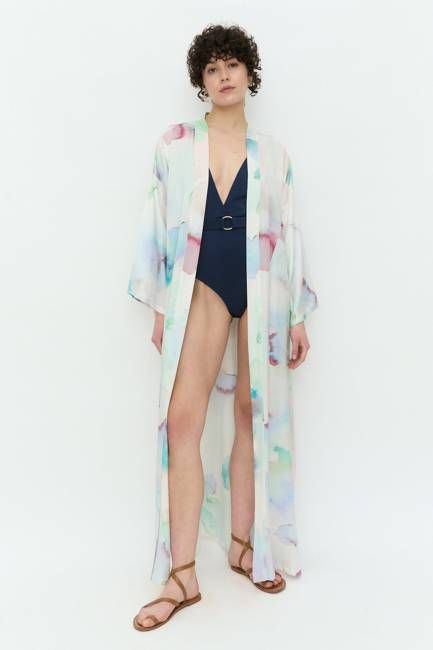 Hydrangea Kimono bleu