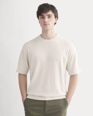 Ultrasoft Sweater Tee | Heathered Oat