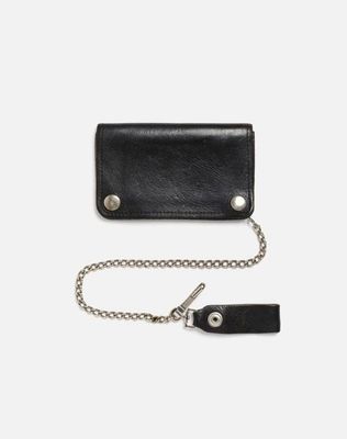 60s Leather Trucker Chain Wallet - #2