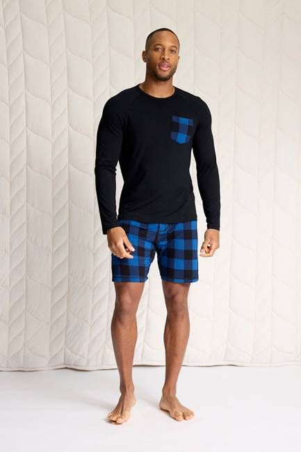 Lounge Set: Long Sleeve Shirt + Lounge Short