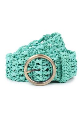 RAFFIA Belt Mint