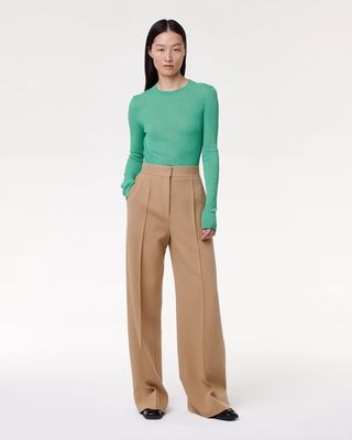Doppio Wide Leg Pant - Resale | Hazelnut