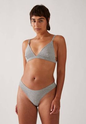 FAARA THONG | grey melange