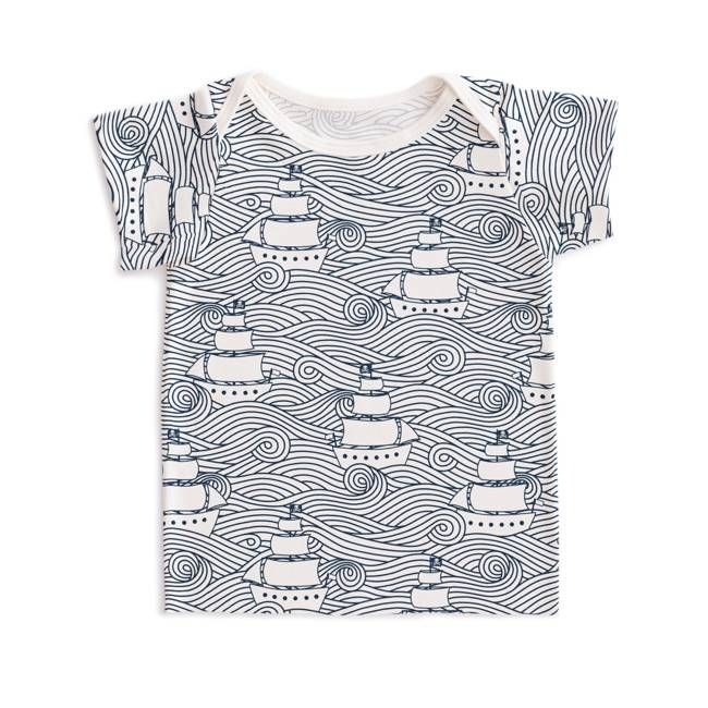 Short-Sleeve Lap Tee - High Seas Navy