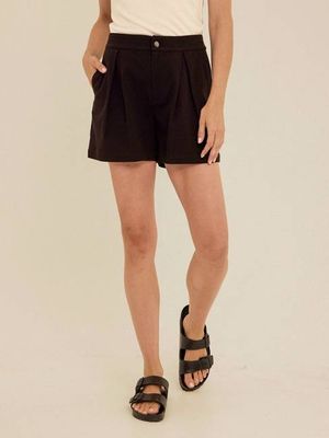 Selene Stretch Twill Pleated Short
