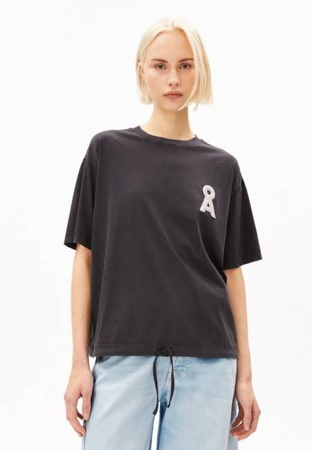 T-SHIRT MIT KORDELZUG