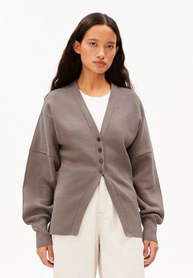 BARREL STRICKJACKE | walnusscreme