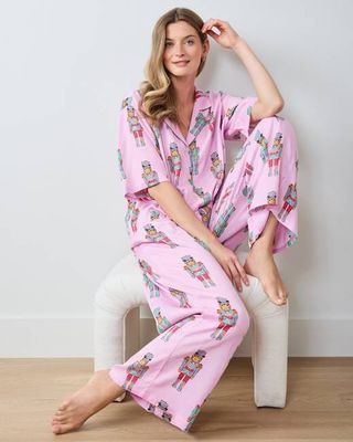 Leopard Nutcrackers - Original Fit Tall Eco Satin Wildest Dreams Set - Pink Candy Cane