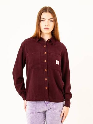 CAMISA BILLIE BURGUNDY