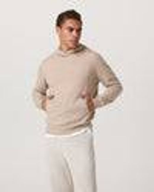 Berik Cashmere Hoodie | Men's Oatmeal Heather Hoodie | Vuori
