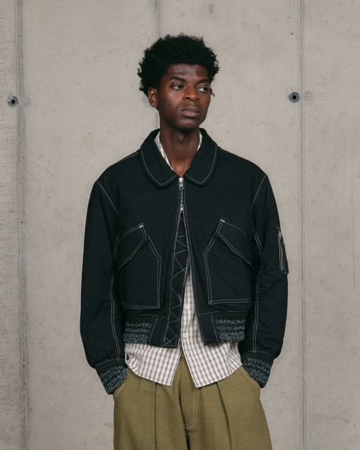 Grain Jacket - Black Wonky-Wear